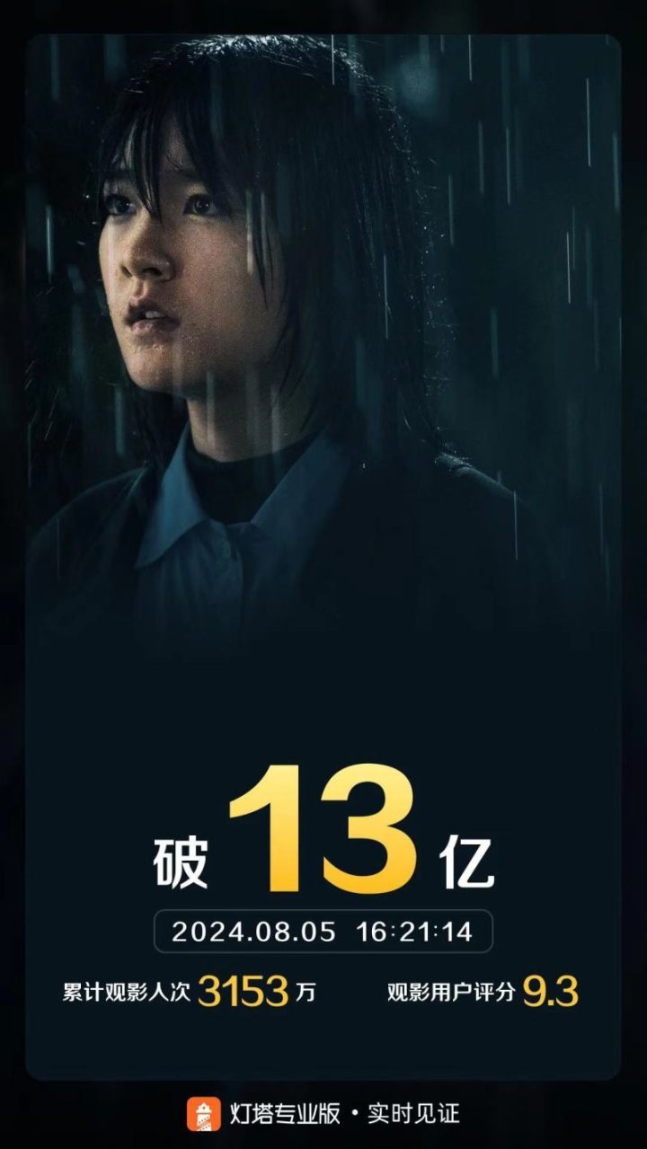 电影《默杀》成绩亮眼，票房突破13亿，荣登年度票房榜第6位-1